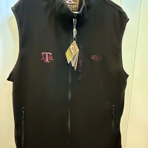 Drake Black Outdoor Zip-Up Vest